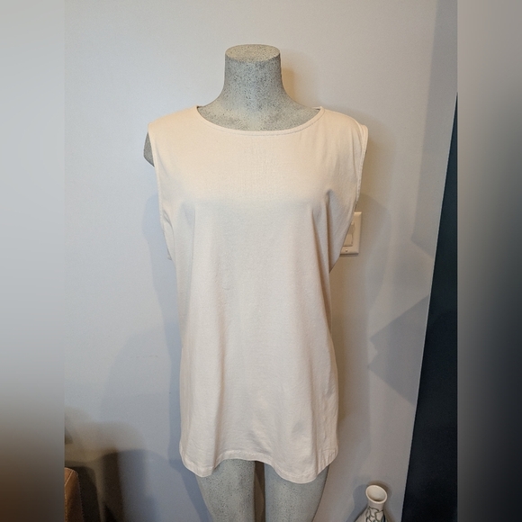 NWT Neon Buddha everyday cotton Tank Top in stone Size 3x - Picture 2 of 10